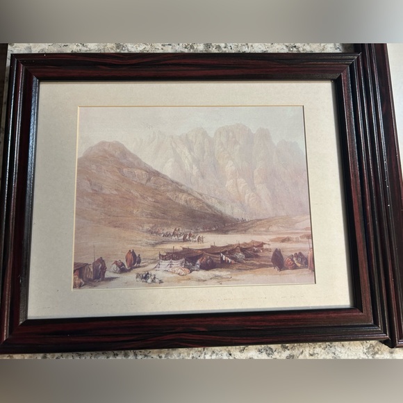 Set of Two Vintage David Roberts Framed Art - Picture 3 of 4